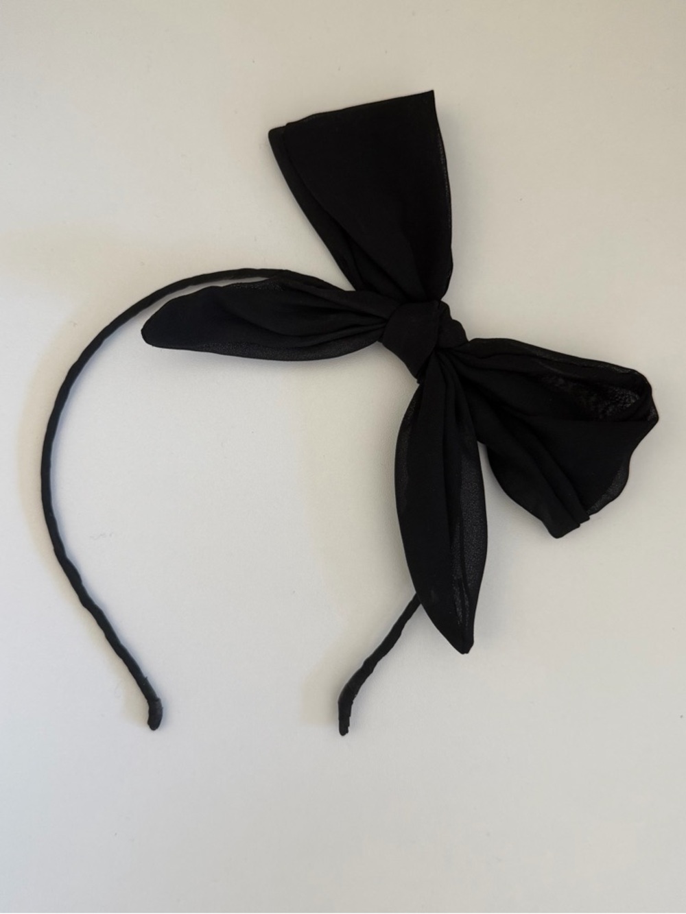 β¨3x$30β¨ Oversized Black Bow Headband | Balletcore & Dark Academia Aesthetic